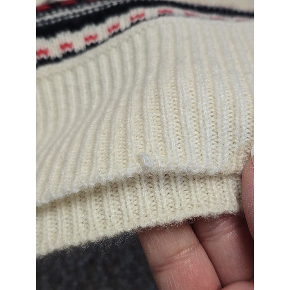 POLO RALPH LAUREN Womens Wool Cashmere Knit Southwestern Aztec Hoodie Sz M - Picture 5 of 9